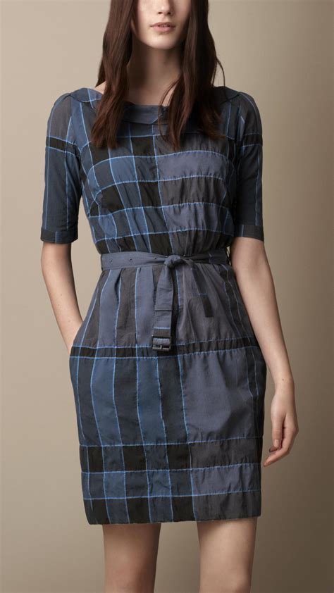 burberry brit blue dress|Burberry Brit clothing for women.